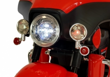Vaikiškas elektrinis motociklas “ABM5288”, raudonas