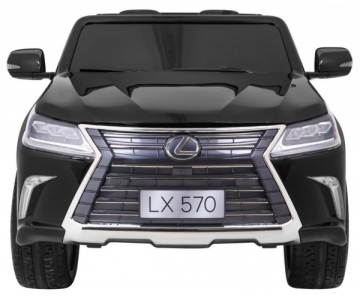 Vaikiškas elektromobilis Lexus LX570 Juodas - Lakuotas