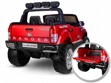 Vaikiškas elektromobilis „Ford Ranger, rožinis