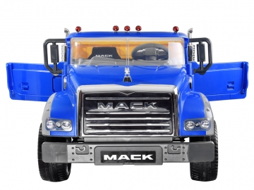 Vaikiškas elektromobilis „Mack Trucks“, raudonas