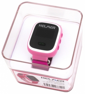 Детские часы HELMER Chytré hodinky s GPS lokátorem LK 702 růžové