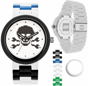 Vaikiškas laikrodis Lego Skull White 9007552