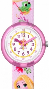 Vaikiškas laikrodis Swatch Flik Flak Disney Rapunzel ZFLNP028