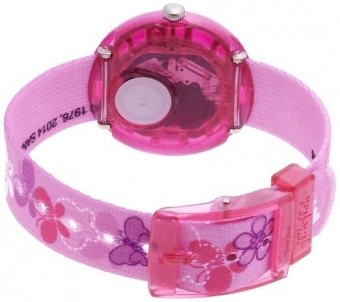 Vaikiškas laikrodis Swatch Hello Kitty Buterfly ZFLNP005