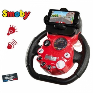 Vaikiškas lenktynių simuliatorius su telefono laikikliu | V8 | Smoby