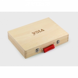 Vaikiškas medinis įrankių rinkinys su atsuktuvu lagamine | Viga Toys