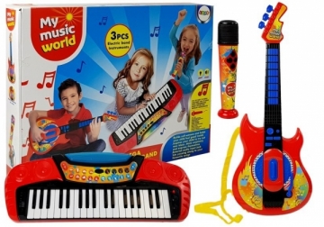 Vaikiškas muzikos instrumentų rinkinys "3in1"
