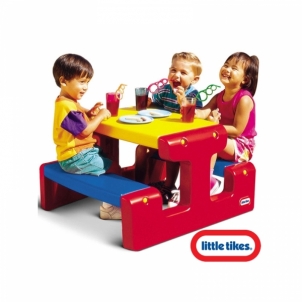 Vaikiškas pikniko stalas Little Tikes, raudonas