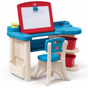 Vaikiškas rašomasis stalas su priedais Zīmēšanas dēļi