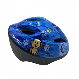 Vaikiškas reguliuojamas šalmas Enero Puppy, S (47-49cm), mėlynas Bicycle helmets