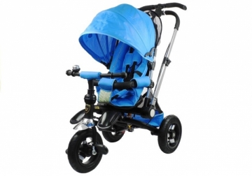 Vaikiškas triratukas su stogeliu "PRO700", mėlynas Велосипеды для детей
