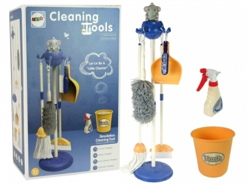 Vaikiškas valymo rinkinys Cleaning Tools, 7 elementai Profesijų žaislai