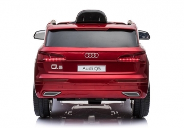 Vaikiškas vienvietis elektromobilis "Audi Q5", lakuotas raudonas