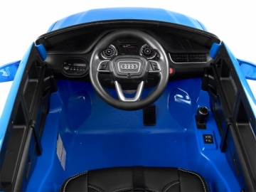 Vaikiškas vienvietis elektromobilis "AUDI Q7" mėlynas