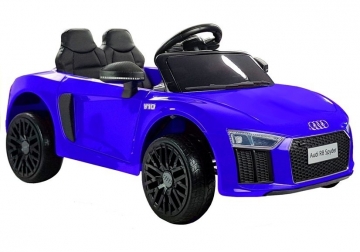 Vaikiškas vienvietis elektromobilis "Audi R8 Spyder", mėlynas 