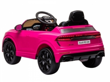 Vaikiškas vienvietis elektromobilis "Audi RS Q8", rožinis 