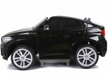 Vaikiškas vienvietis elektromobilis "BMW X6M", juodas