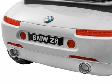 Vaikiškas vienvietis elektromobilis "BMW Z8" sidabrinis