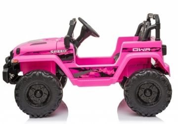 Vaikiškas vienvietis elektromobilis "GWA Speed", rožinis