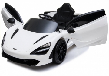 Vaikiškas vienvietis elektromobilis "McLaren 720S", baltas