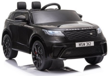 Vaikiškas vienvietis elektromobilis "Range Rover", juodas 