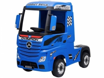 Vaikiškas vienvietis elektromobilis „Mercedes benz Actros“, mėlynas 