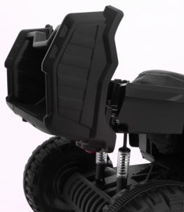 Vaikiškas vienvietis keturratis - Quad ATV, juodai žalias
