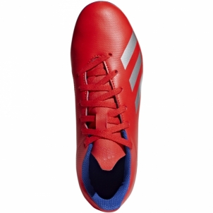 Vaikiški futbolo bateliai adidas X 18.4 FxG JR czerwone BB9379