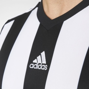 Vaikiški futbolo marškinėliai adidas Striped 15 balta-juoda