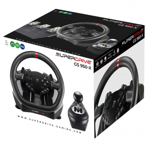Vairalazdė Subsonic Superdrive GS 950-X Racing Wheel (PC/PS4/XONE/XSX)