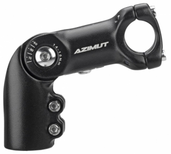 Vairo iškyša Azimut Ahead Extension adjustable 25.4x28.6mm 105mm black (1015) Velosipēdu stūres sistēma