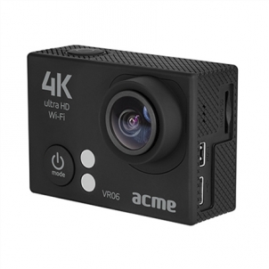 Vaizdo kamera Acme VR06 320 x 240 pixels, Built-in speaker(s), Built-in display, Built-in microphone, 2 year(s), 65 g, Lithium-Ion (Li-Ion), Wi-Fi, Full HD, Black, Video kamera