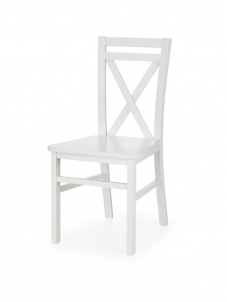 Medinė valgomojo kėdė DARIUSZ 2 balta Valgomojo kėdės