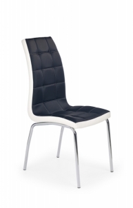 Valgomojo kėdė K186 juoda / balta 