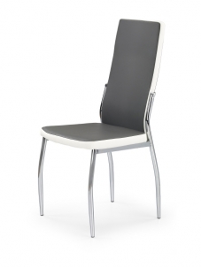 Valgomojo kėdė K210 pilka/balta 