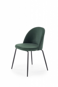 Valgomojo kėdė K314 tamsiai zaļš 