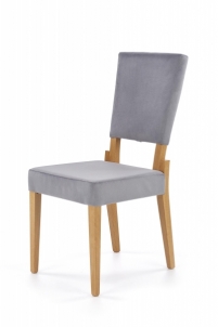 Chair SORBUS honey oak / grey Dining chairs