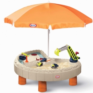 Vandens - smėlio stalas su skėčiu Little Tikes Žaidimų aikštelės, supynės
