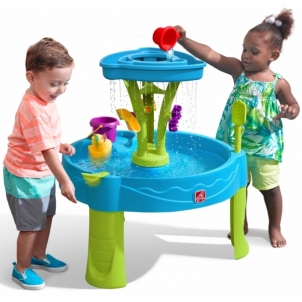 Vandens stalas su vandens bokštu - Sep2, mėlynas Bērnu rotaļu laukumi, šūpoles
