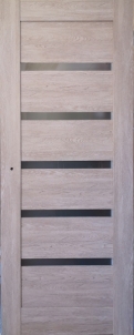 Door leaf ECO-GRANDE6 D60 U122 (Azijos pušis-Verto CELL PLUS) /su užlaida(akt) /3 vyriai/spyna Standard (WC; bsr) /Satin(vienpusis) /be ventiliacijos Wooden doors