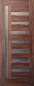 Door leaf ECO-PIANO3 D60 U125 (Katanijos ąžuolas-Verto CELL PLUS) /su užlaida(akt) /3 vyriai/spyna Standard (WC; bsr) /Satin(vienpusis) /be ventiliacijos Wooden doors