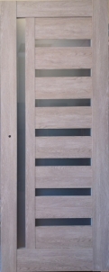 Door leaf ECO-PIANO3 K70 U122 (Azijos pušis-Verto CELL PLUS) /su užlaida(akt) /3 vyriai/spyna Standard (WB-cilind., bsr) /Satin(vienpusis) /be ventiliacijos Wooden doors