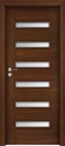 Durvju vērtne INVADO Virgo1 D80 kastanis (B288) bez atslēgas caurums Koka durvis