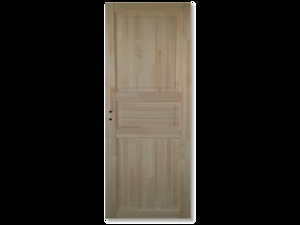 Door leaf su stakta 60 KOKA 3P universalios pušies masyvo Wooden doors