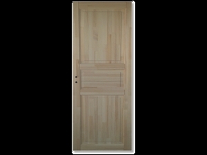 Door leaf su stakta 70 KOKA 3P universalios pušies masyvo Wooden doors