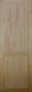 Door leaf su stakta MONTE KOKA 2P 60 universalios pušies masyvo Wooden doors