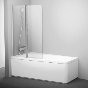 Varstoma vonios sienelė Ravak 10°, 10CVS2-100 L blizgi+stiklas Transparent Dušo sienelės, durys
