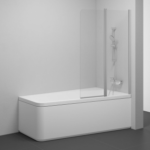Varstoma vonios sienelė Ravak 10°, 10CVS2-100 R satinas+stiklas Transparent Shower wall