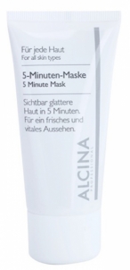 Veido kaukė Alcina 5 Minute Mask for Fresh Skin ( Minute Mask) 50 ml Sejas maskas, serumi sejai