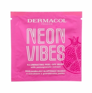 Veido kaukė Dermacol Neon Vibes Illuminating Peel-Off 8ml Sejas maskas, serumi sejai